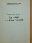 Bernáth Béláné - Egy szóbeli teljesítményvizsgálat [antikvár]