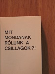Cseszák Imre - Mit mondanak rólunk a csillagok?! (minikönyv) [antikvár]