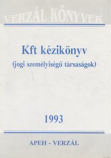 Dr. Baranyai László, Több szerző - Kft kézikönyv 1993 [antikvár]