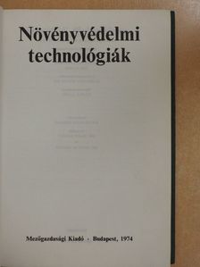 Balogh Sándor - Növényvédelmi technológiák [antikvár]