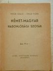 Vincze Flóra - Német-magyar hasonlósági szótár [antikvár]