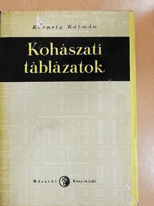Kerpely Kálmán - Kohászati táblázatok [antikvár]