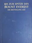 E. F. Norton - Bis zur Spitze des Mount Everest [antikvár]