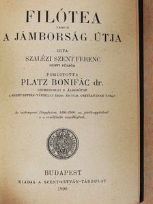 Szalézi Szent Ferenc - Filótea [antikvár]