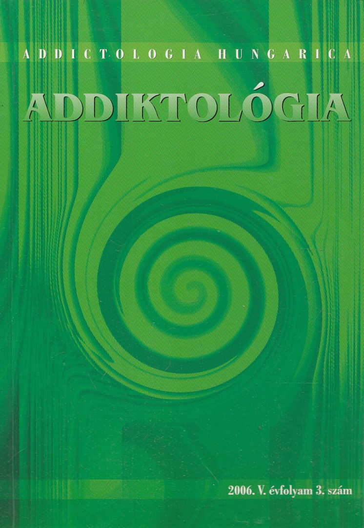Dr. Rácz József (főszerk.) - Addiktológia 2006. V. évfolyam 3. Szám [antikvár]