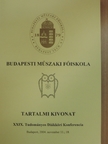 XXIX. Tudományos Diákköri Konferencia tartalmi kivonat [antikvár]