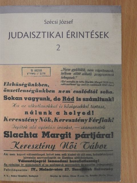Szécsi József - Judaisztikai érintések 2 [antikvár]