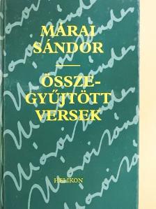 Márai Sándor - Összegyűjtött versek [antikvár]