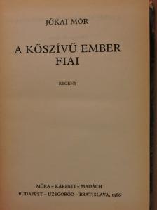 Jókai Mór - A kőszívű ember fiai [antikvár]