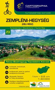 Cartographia - Zempléni-hegység (déli rész) turistatérkép 1:40000 cart. "sc
