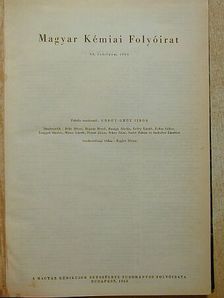 Magyar Kémiai Folyóirat 1960. január-december [antikvár]