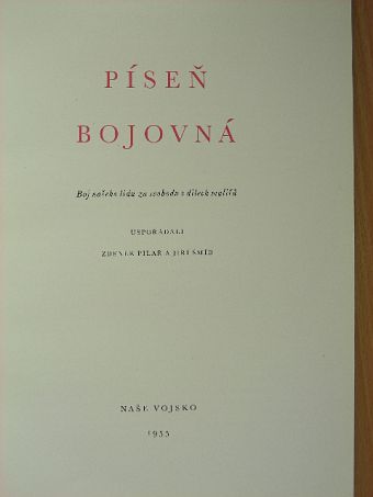 Písen Bojovná [antikvár]