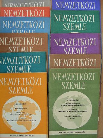 Nemzetközi Szemle 1970. (nem teljes évfolyam) [antikvár]