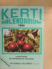 Dr. Terbe István - Kerti Kalendárium 1994. november-december [antikvár]