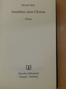 Heinrich Böll - Ansichten eines Clowns [antikvár]