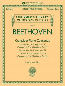 BEETHOVEN - COMPLETE PIANO CONCERTOS. 2 PIANO / 4 HANDS