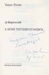 Varjas Endre - Új klapanciák a senki testámentomából (dedikált) [antikvár]