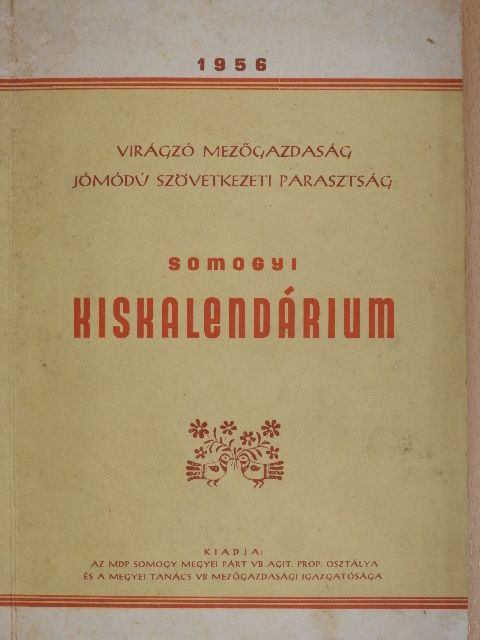 Dezső János - Somogyi Kiskalendárium 1956 [antikvár]