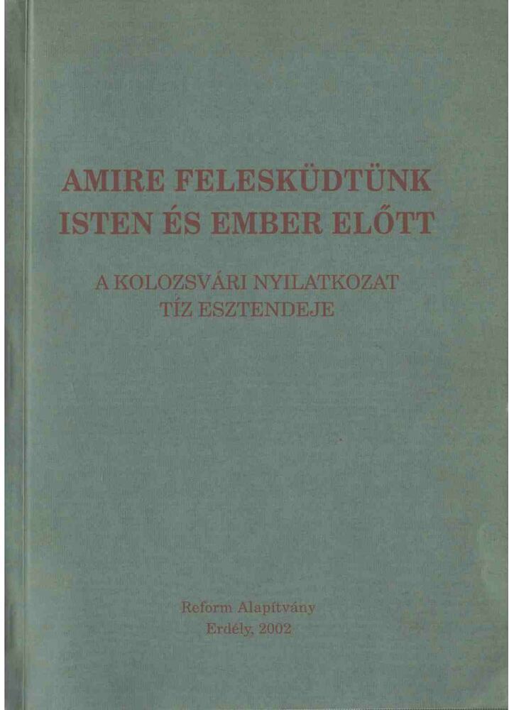 Borbély Zsolt Attila - Amire felesküdtünk isten és ember előtt [antikvár]