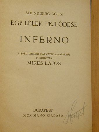 Strindberg Ágost - Egy lélek fejlődése VII. [antikvár]