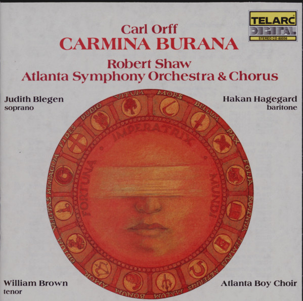 CARL ORFF - CARMINA BURANA CD SHAW