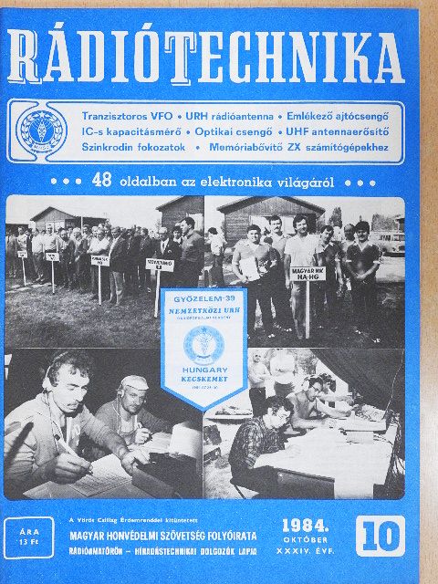 Bíró István - Rádiótechnika 1984. október [antikvár]