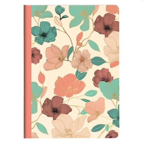 P0130-0522 - Jegyzetfüzet Clairefontaine Gaia bézs, A/5, 14,8x21 cm, 48 lapos, vonalas, vegyes minta
