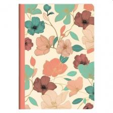 P0130-0522 - Jegyzetfüzet Clairefontaine Gaia bézs, A/5, 14,8x21 cm, 48 lapos, vonalas, vegyes minta