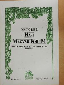 Balogh Bertalan - Havi Magyar Fórum 2000. október [antikvár]