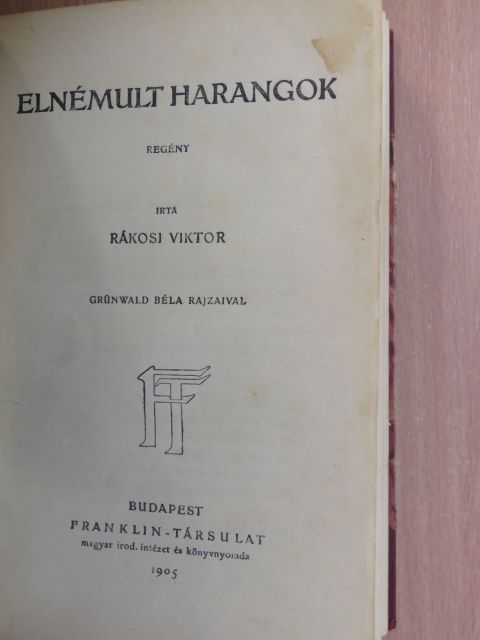 Rákosi Viktor - Elnémult harangok [antikvár]