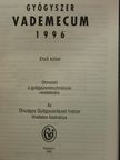 Gyógyszer vademecum 1996. I. (töredék) [antikvár]