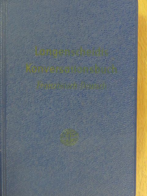 Edouard Coursier - Langenscheidts Konversationsbuch Französisch-Deutsch [antikvár]