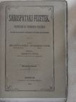 Baló Benjámin - Sárospataki Füzetek 1858. október 9. [antikvár]