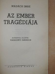 Madách Imre - Az ember tragédiája [antikvár]