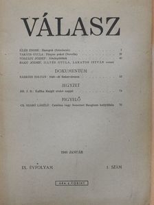 Bakó József - Válasz 1949. január [antikvár]