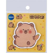 P1132-0580 - Öntapadós jegyzettömb Centrum CAPYBARA 80x80mm 30 lapos vegyes