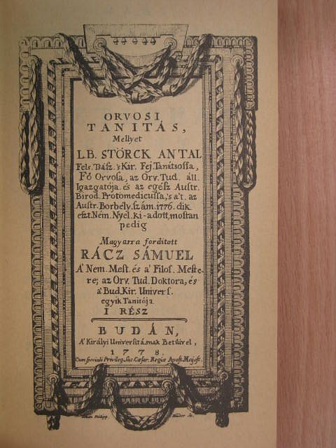 L. B. Störck Antal - Orvosi tanitás [antikvár]