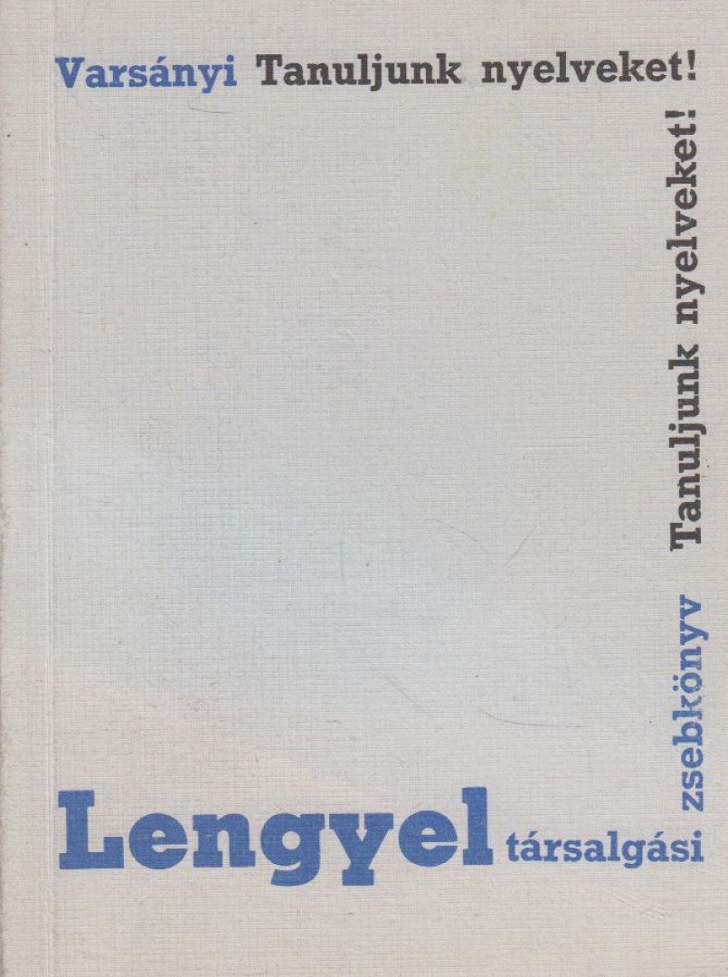 VARSÁNYI ISTVÁN - Lengyel társalgási zsebkönyv [antikvár]