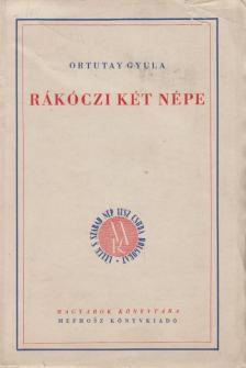 Ortutay Gyula - Rákóczi két népe [antikvár]