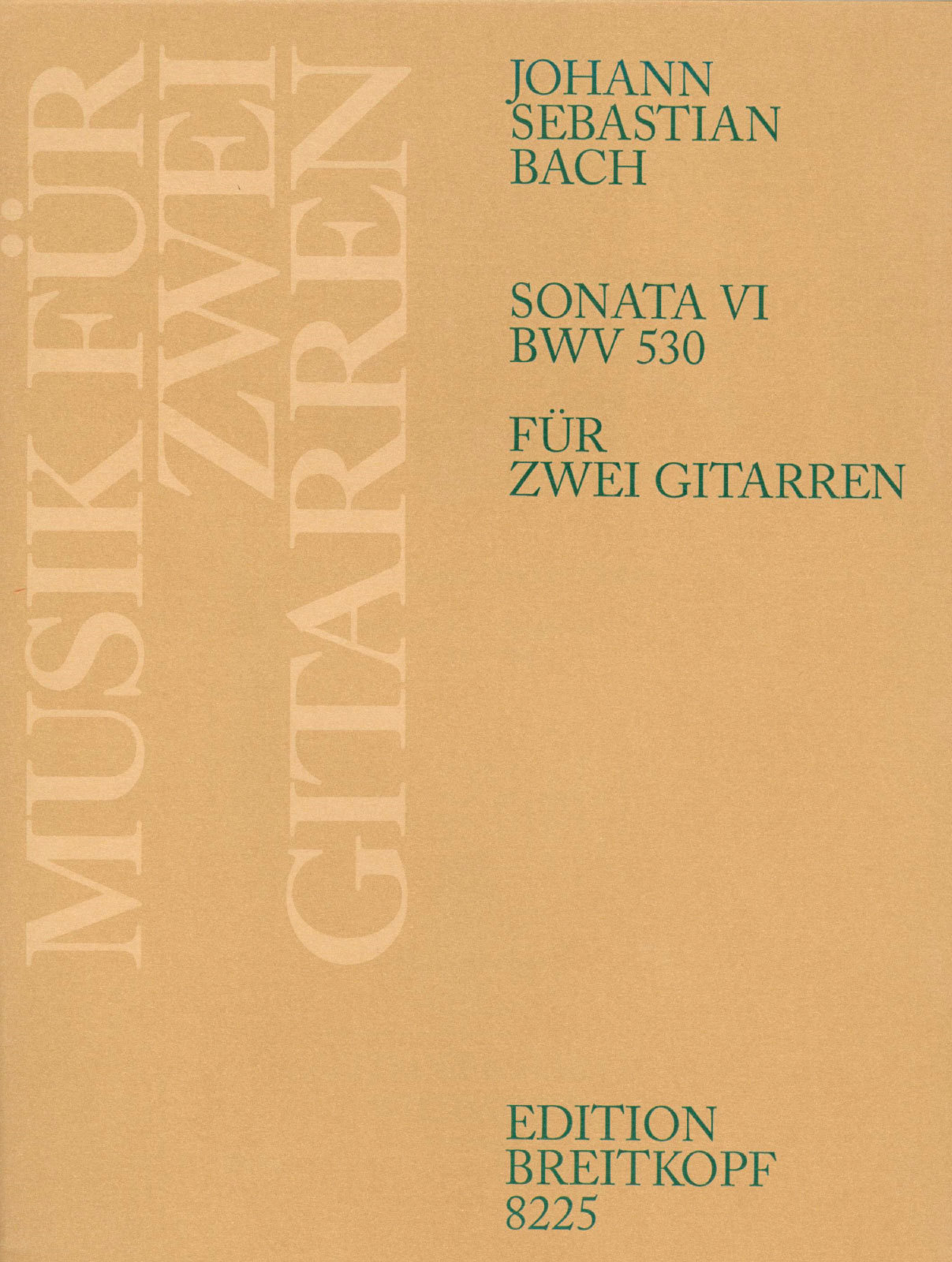 J. S. Bach - SONATA VI BWV 530 FÜR ZWEI GITARREN (ANSGAR KRAUSE)