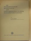 Dr. M. Gábor - Die pharmakologische beeinflussung der kapillarresistenz und ihrer regulationsmechanismen [antikvár]