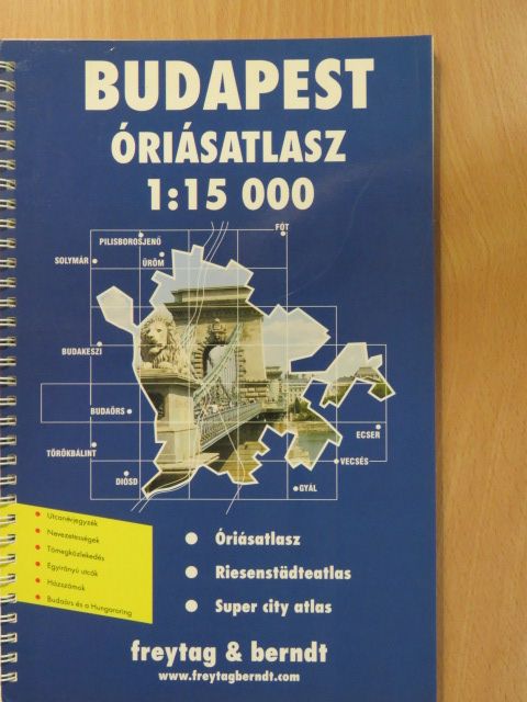Budapest óriásatlasz [antikvár]