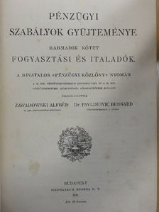 Dr. Pavlinovic Bernard - Pénzügyi szabályok gyüjteménye III. [antikvár]