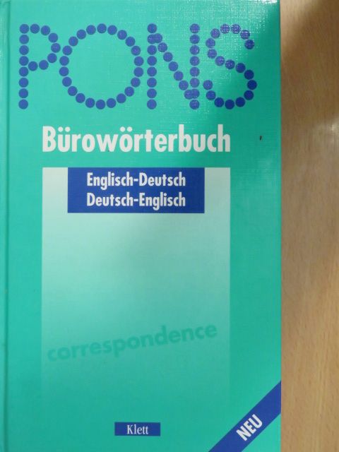 Caroline Haydon - PONS Bürowörterbuch Englisch-Deutsch/Deutsch-Englisch [antikvár]
