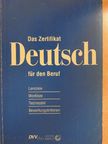 Annemarie Eggers - Das Zertifikat Deutsch für den Beruf [antikvár]