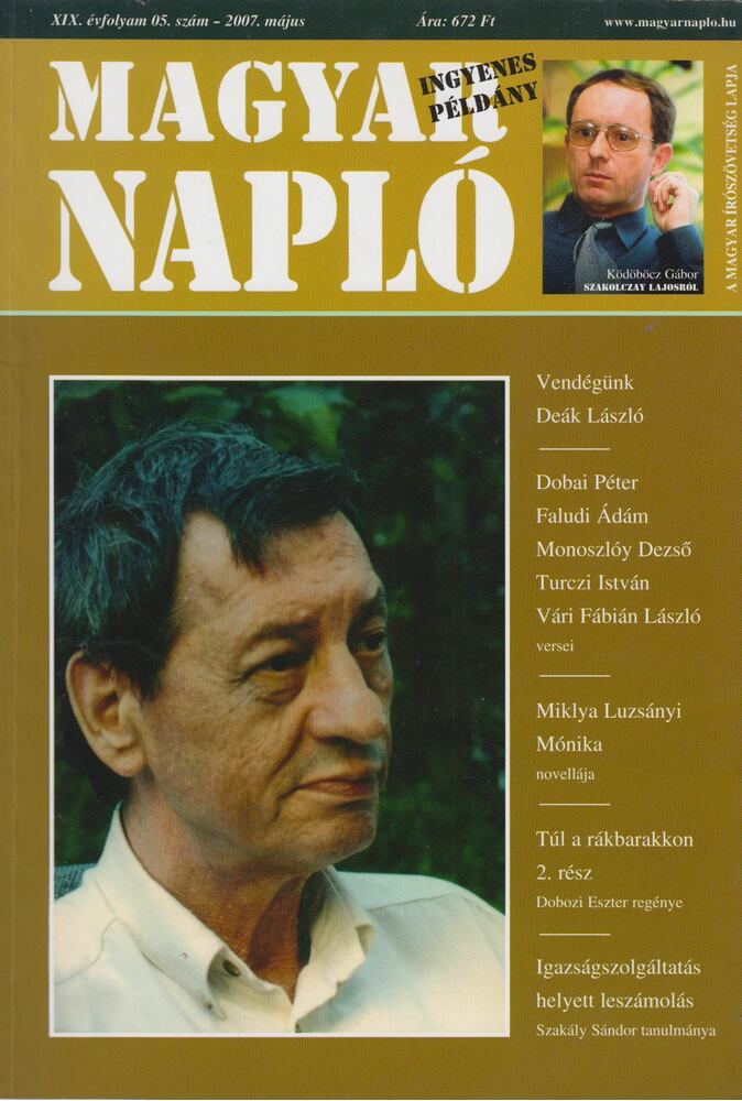 Oláh János - Magyar Napló 2007. május [antikvár]