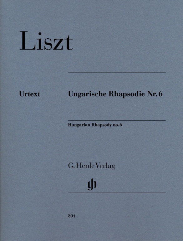 LISZT - UNGARISCHE RHAPSODIE NR.6 FÜR KLAVIER URTEXT (HERTTRICH/GROETHUYSEN)
