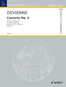 DEVIENNE - CONCERTO NO.4 FOR FLUTE AND ORCHESTRA G MAJOR (SZEBENYI) PIANO REDUCTION (SULYOK)