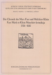 Kovács József László - Die Chronic des Marx Faut und Melchior Klein / Faut Márk és Klein Menyhért krónikája [antikvár]