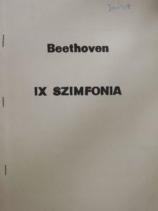 Beethoven - IX. Szimfonia [antikvár]